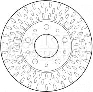 Key Parts KBD4608 - Brake Disc autospares.lv