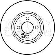 Key Parts KBD4617 - Brake Disc autospares.lv