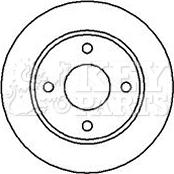 DJ Parts BD2169 - Brake Disc autospares.lv