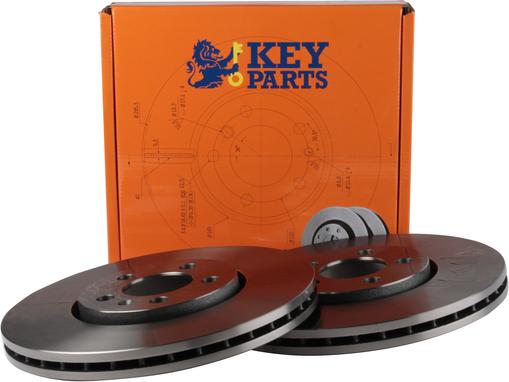 Key Parts KBD4105 - Brake Disc autospares.lv