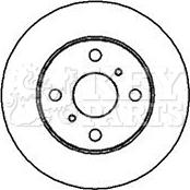 Key Parts KBD4173 - Brake Disc autospares.lv