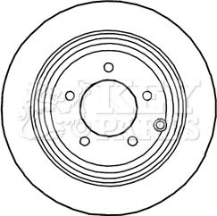 Key Parts KBD4820 - Brake Disc autospares.lv