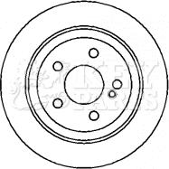 Key Parts KBD4354 - Brake Disc autospares.lv