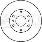 Key Parts KBD4357 - Brake Disc autospares.lv