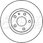 Key Parts KBD4307 - Brake Disc autospares.lv