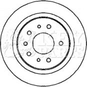 Key Parts KBD4319 - Brake Disc autospares.lv