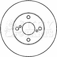 Key Parts KBD4379 - Brake Disc autospares.lv