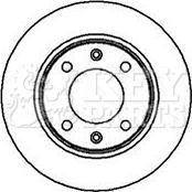 Key Parts KBD4249 - Brake Disc autospares.lv