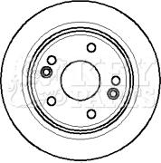 Key Parts KBD4271 - Brake Disc autospares.lv