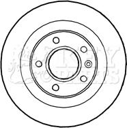 Key Parts KBD4799 - Brake Disc autospares.lv