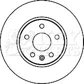 Key Parts KBD4796 - Brake Disc autospares.lv