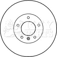 Key Parts KBD4782 - Brake Disc autospares.lv