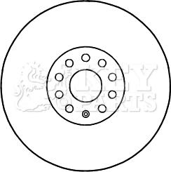 Key Parts KBD5963S - Brake Disc autospares.lv