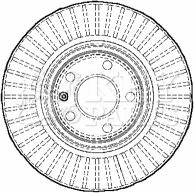 Key Parts KBD5905S - Brake Disc autospares.lv