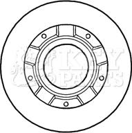 Triscan 460986479401 - Brake Disc autospares.lv