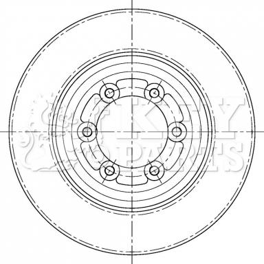 Key Parts KBD5409 - Brake Disc autospares.lv