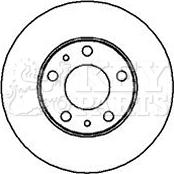 Key Parts KBD5094 - Brake Disc autospares.lv