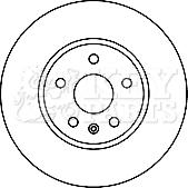 Key Parts KBD5894S - Brake Disc autospares.lv