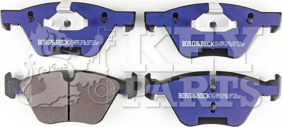 Key Parts KBP1948 - Brake Pad Set, disc brake autospares.lv