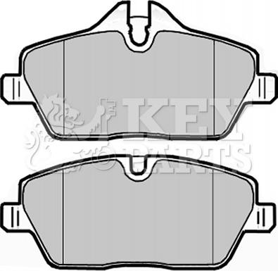 Key Parts KBP1926 - Brake Pad Set, disc brake autospares.lv