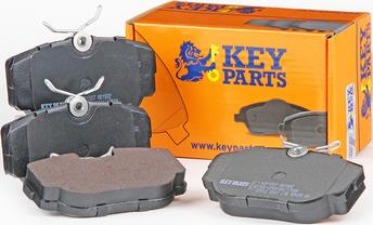 Key Parts KBP1507 - Brake Pad Set, disc brake autospares.lv