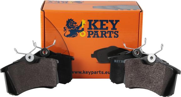Key Parts KBP1512 - Brake Pad Set, disc brake autospares.lv