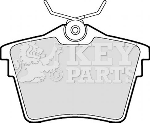 Key Parts KBP1899 - Brake Pad Set, disc brake autospares.lv