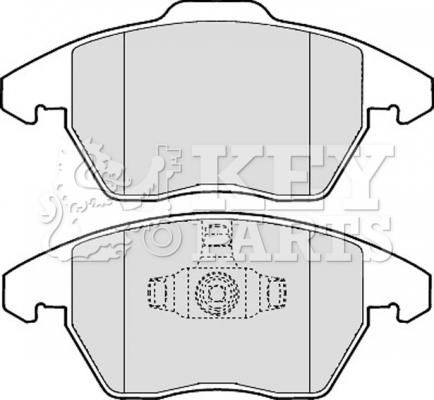 Key Parts KBP1888 - Brake Pad Set, disc brake autospares.lv