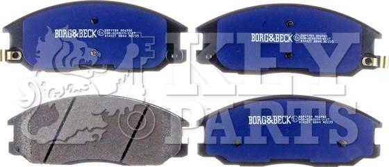 Key Parts KBP1789 - Brake Pad Set, disc brake autospares.lv