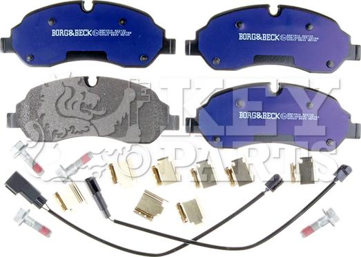 Key Parts KBP2514 - Brake Pad Set, disc brake autospares.lv