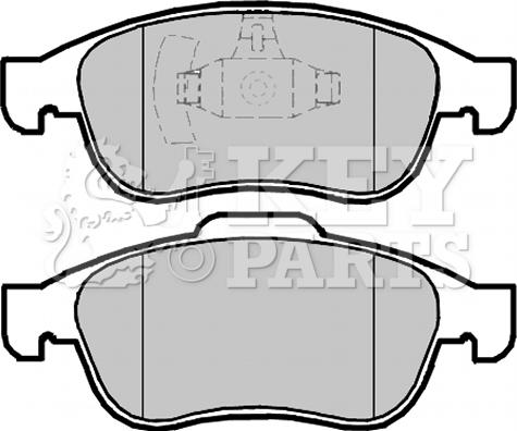 BENDIX 573268X - Brake Pad Set, disc brake autospares.lv