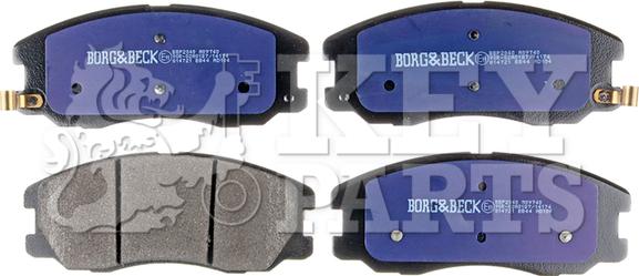 Key Parts KBP2040 - Brake Pad Set, disc brake autospares.lv