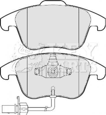 Roulunds Braking 51862381 - Brake Pad Set, disc brake autospares.lv