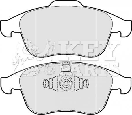 Key Parts KBP2057 - Brake Pad Set, disc brake autospares.lv