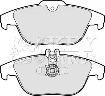 Key Parts KBP2062 - Brake Pad Set, disc brake autospares.lv