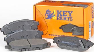 Key Parts KBP2004 - Brake Pad Set, disc brake autospares.lv