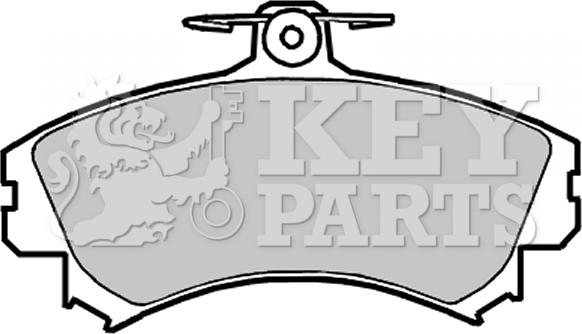 Key Parts KBP2151 - Brake Pad Set, disc brake autospares.lv