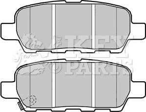 Key Parts KBP2326 - Brake Pad Set, disc brake autospares.lv