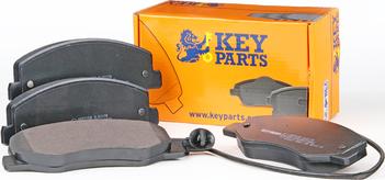 Key Parts KBP2268 - Brake Pad Set, disc brake autospares.lv