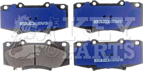 Key Parts KBP2286 - Brake Pad Set, disc brake autospares.lv