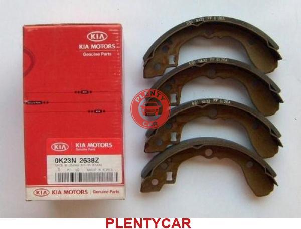 KIA 0K23N-26-38Z - Brake Shoe Set autospares.lv