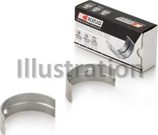 King MB1009AM1.0 - Crankshaft Bearing Set autospares.lv