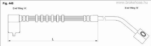 KK95KFT FT6236 - Brake Hose autospares.lv