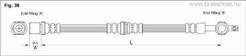 KK95KFT FT2190 - Brake Hose autospares.lv