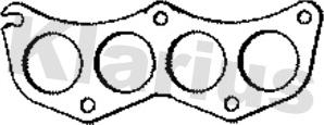 Klarius 410618 - Gasket, exhaust pipe autospares.lv