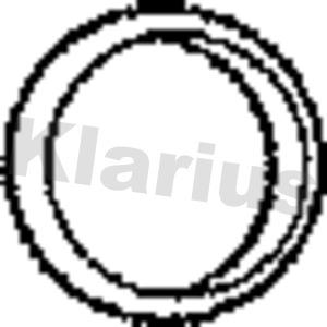 Klarius 410081 - Gasket, exhaust pipe autospares.lv