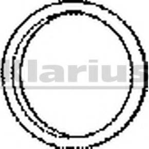 Klarius 410347 - Gasket, exhaust pipe autospares.lv