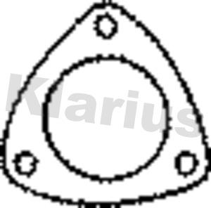 Klarius 410725 - Gasket, exhaust pipe autospares.lv