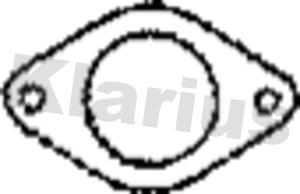 Klarius 411145 - Gasket, exhaust pipe autospares.lv