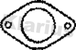 Klarius 411119 - Gasket, exhaust pipe autospares.lv